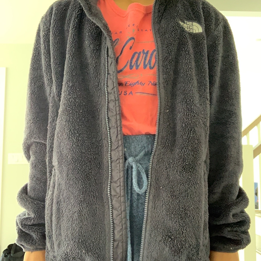 Blueish purple North face jacket